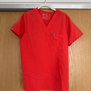 Figs Fireside Catarina One Pocket Scrub Top